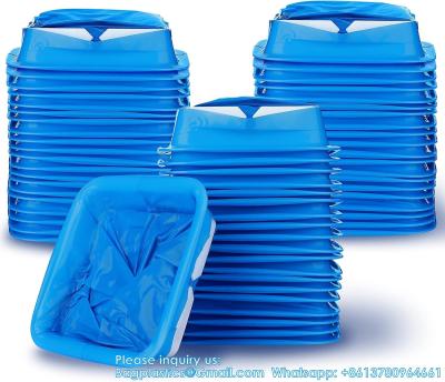 China Emesis Bag, Disposable Vomit Bags, Aircraft & Car Sickness Bag, Nausea Bags For Travel Motion Sickness (Blue) for sale