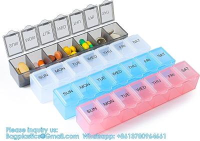 China Extra Large Weekly Pill Organizer, 7 Days Pill Case Travel Daily Pill Box Portable Medicine Organizer Compartment Te koop