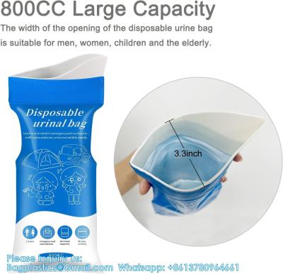 China Urine Bags, Pack Camping Pee Bags, Disposable Urinal Bag, Travel Urinal Bag, Toilet Traffic Jam Emergency Portable Te koop