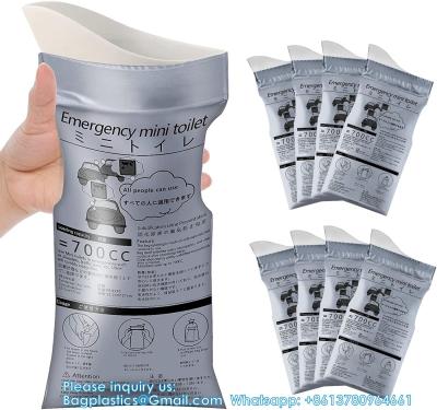 Chine Emergency Urinal Bag, Pack Portable Camping Pee Bags, Travel Pee Bags, Traffic Jam Emergency Portable Urine à vendre