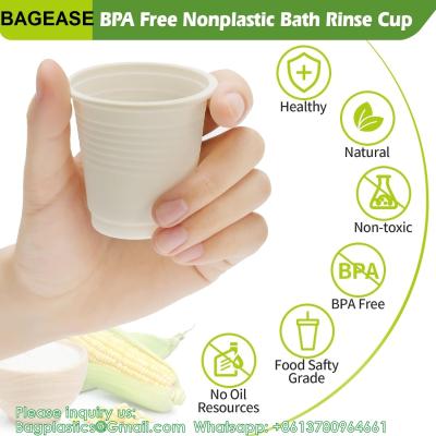 Chine Compostable Disposable 3oz Bathroom Cups 100P Mouthwash Eco Friendly  Cups Biodegradable Bath Rinse Medicin à vendre