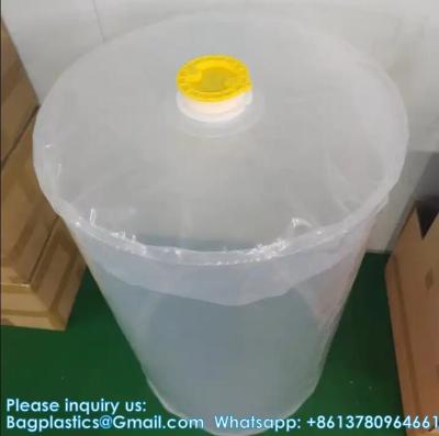 China Heavy Duty Large Plastic Round Bottom Drum Liner Bag 55 Gallon Drum Liners Plastic Drum Liner Bag For 200ltr Te koop