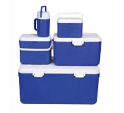 China Vaccine Carrier Portable PU Ice Cooler Box Medical Transport Cooler Box 30L 50L 75L 100L With Wheels Handles for sale