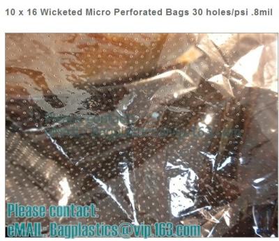 China Micro-Perforated Polypropylene Crusty Bread Bag Bakery Bags Twist Ties, Suitable for Mini bun Donut/Muffin/Bagel for sale