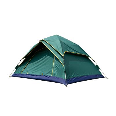 China Diagonal Tying Type Portable Automobile Pop Up Outdoor Luxury Family Camping Glamping Tent For 3-4 Person for sale