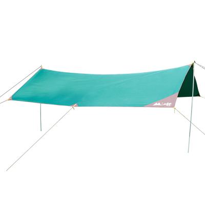 China Diagonal Tie Type Outdoor Portable Ultralight Beach Sun Shade Rain Folding Tarp Camping Hammock Tent Tarp for sale