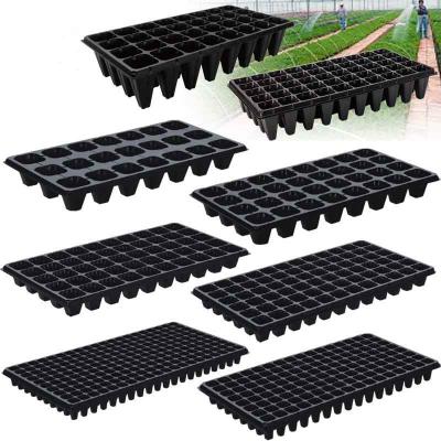 China High Quality Plastic Greenhouse 98 Cell Seed Plastic Growing Germination Trays for sale