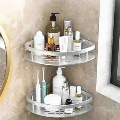 China 304sus Customized Anti-rust High Quality Wall Corner Bathroom Shelf Storage Shelf Bathroom Shower Shelf for sale