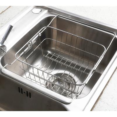 China Sink Organizer Stainless Steel Sink Top Sink Sinkable Custom Kitchen OEM/ODM Small Dish Drying Rack Dish Rack for sale