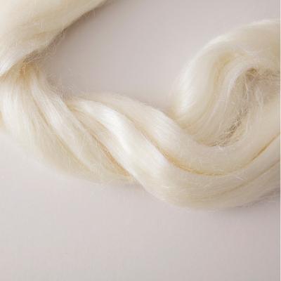 China 100% Tussah Silk Tussah Silk Ribbon Thread Raw Materials for sale