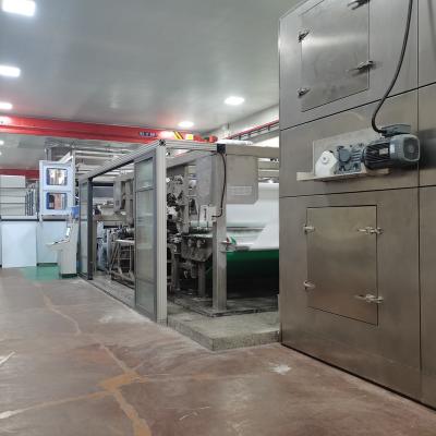 China Building Material Stores Nonwoven Fabric Production Line Automated Packing for sale