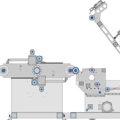 China Factory Center Winder Slitting Rewinding Machine for sale