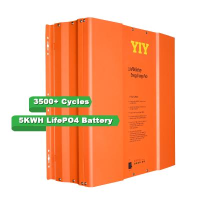 China Home Appliances 24v 200ah 48v 100ah 5kwh LiFePO4 Lithium Ion Battery Pack With BMS for sale