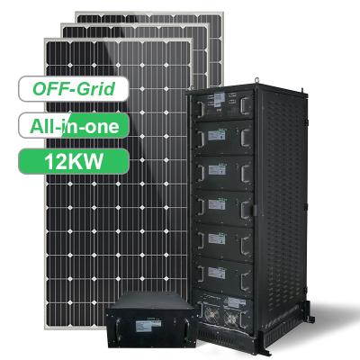 China BMS Solar Panel 25kwh Commercial Built-in Battery 4-grid 48v Solar Integrated Battery Energy Storage System Bms Lithium Ion Battery Lifepo for sale