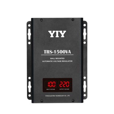 China Residential Type YIY Regulator 1.5KVA Relay Stabilizer 1500VA AVR Wall Mounted Automatic Voltage Regulator for sale