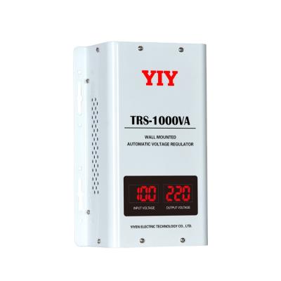 China Residential TR-1000VA Single Phase LCD Display Wall Mounted Relay Control Full AC Automatic Voltage Regulator/stabilizer/AVR for sale