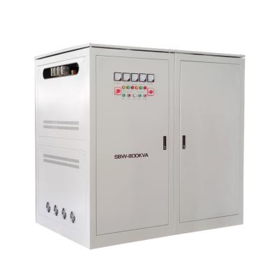 China Servo Motor SBW SERIES 800KVA Voltage Regulator Servo Motor Three Phase Voltage Stabilizer / Industrial Use for sale