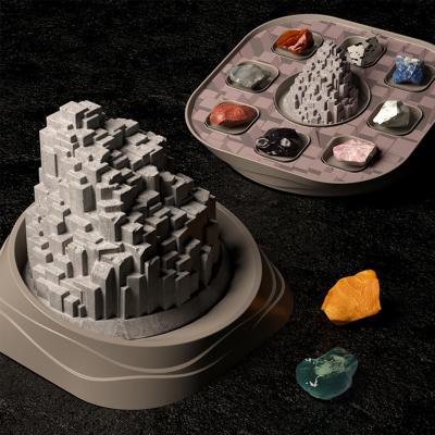 China Game Toys Volcanic Eruption Stone Toy Children Digging Educational Toy Gemstone Excavation Set Dig Kit For Kids for sale