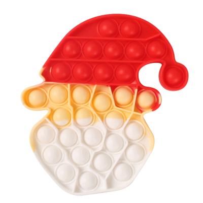 China Playing New Arrival Christmas Gift Silicone Squeeze Toys Wiggle Toys Children Christmas Stockings Other Christmas Decorations for sale