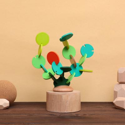 China Educational Toys Children Building Block Sets Toy Montessori Balance Math Block Toy Intellectual Toy Kids Balancing Cactus Educational Children for sale