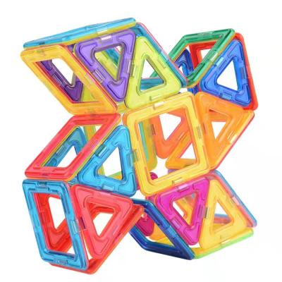 China Construction Toy New Design Magnetic Building Tiles BPA Free Magnet Puzzle Blocks Educational Toys Children for sale