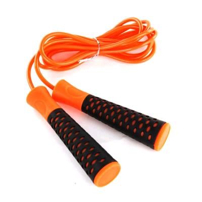 China Factory Durable Adults Kids Ship Training Sports Playing 3 Meters Anti Slip Handle Gray PVC Jump Rope for sale