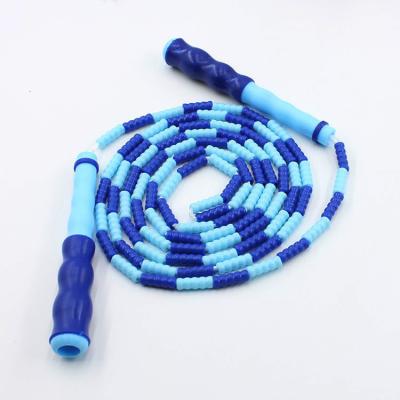 China Lightweight+durable Factory ABS Handle Beaded TPU Rope Kids Jump Rope for sale