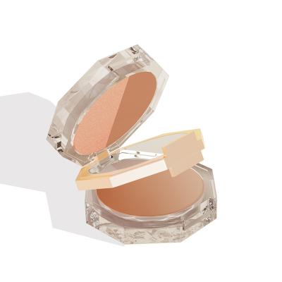 China Ins Waterproof Blush Naked Powder Makeup Moisturizer To Brighten Complexion Lasting Blush Contour&Highlight Palette for sale