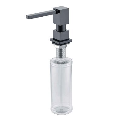 China High Quality Soap Dispenser Foam Soap Dispenser Black Hand Pump Kitchen Sink Brass Soap Dispenser for sale