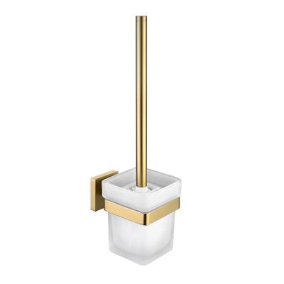 China Bathroom Accessory Contemporary Wall Mounted Stainless Steel Toilet Brush Holder for sale