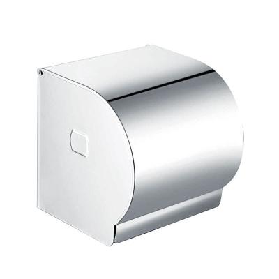 China Wall Mounted 304 Stainless Steel Tissue Paper Holder Bathroom Hardware Suppliers Modern Toilet Paper Storage For Toilet for sale