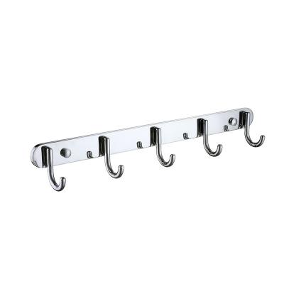 China Viable Wholesale Robe Hook Bathroom Accessories Wall Mount Zinc Alloy Coat Hooks for sale