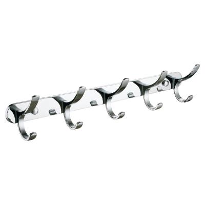 China Viable Door Mounted Cabinet Chrome Door Coat Hooks Clothes Set Robe Hook Wholesale Bathroom for sale