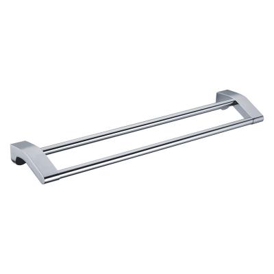 China Bathroom Brief Towel Rack Stainless Steel Bath Towel Rack Double Chrome Hardware Suppliers for sale