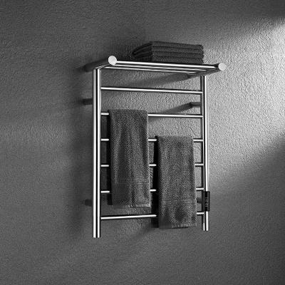 China Heater New Design Heated Towel Rack Wall Mounted Stainless Steel Towel Warmer Rack For Bathroom for sale