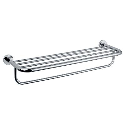 China Durable Towel Shelf Bathroom Hotel Accessories China Stainless Steel Wall Mounted Towel Racks for sale