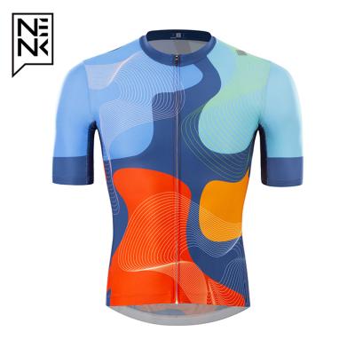 China NENK Breathable Wholesale Cycling Cycling Tank Top Sportswear Cycling Tank Uniform Shorts Sleeve Men's Cycling Tank Top for sale