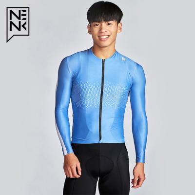 China Wholesale Men Breathable Summer NENK Tank Top Sleeve Cycling Tops Long With Pocket Logo Bike Shirts Cycling Jersey Reflective for sale