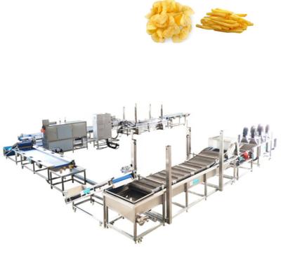 China Potato Chips Making Machine Price potatoes chipping lined fried chickens machine line for sale