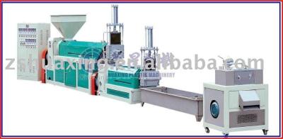 China Plastic Flakes Recycling Machine 220-280kg/h 300-380kg/h Single Stage Double Screw HXSJ140/140-S for sale