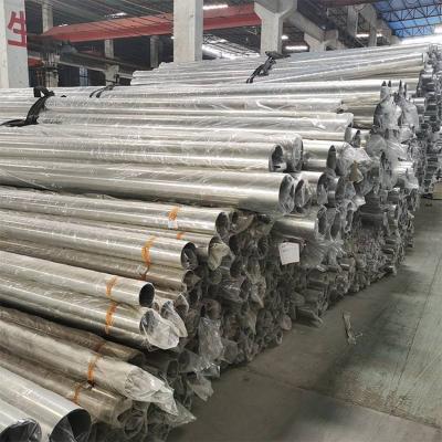 China Industry/Chemical Stainless Welded Pipe Railing Large Diameter Stainless Steel Pipe Equipment/Kitchen Factory Stock Welding Pipe Cross Bar for sale