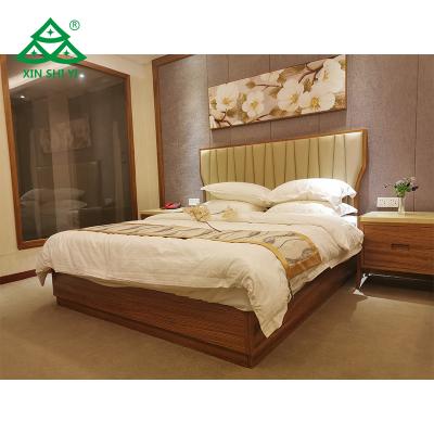 China Hote Furniture Solid Wood Custom Wood, Indoor Hotel Furniture, Guest House Furniture Bedroom Hotel for sale