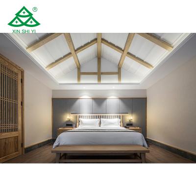 China XSY- L119 Hot Sellers Natural Hotel Bedroom Furniture High Quality Natural Solid Wood Modern Design for sale