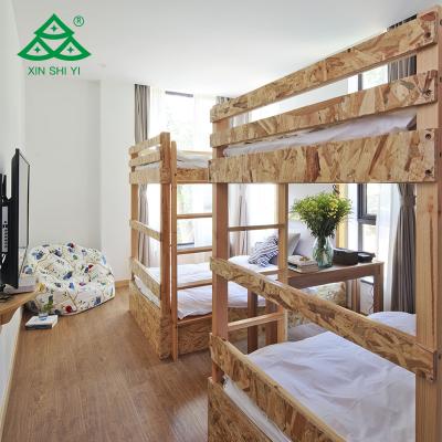 China Hotel bunk bed XSY- L78 alkali resistant /apartment bedroom furniture suite/cheap and good quality king bed/twin bed available for sale