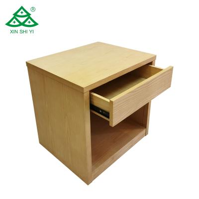 China Factory Price Hotel Bedroom Furniture Set Convertible Bed Wooden Nightstands Night Stand for sale