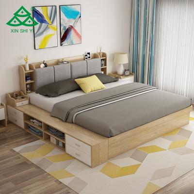 China New Design Price Bedroom Furniture Strong Custom Cheap Modern Bed Luxury Storage Bed Furniture for sale