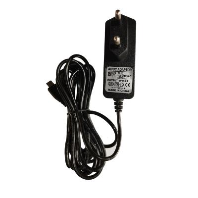 China Power supply adapter AC/DC adapter, 5V 2/3A, 100-240V AC, 50/60 Hz for sale