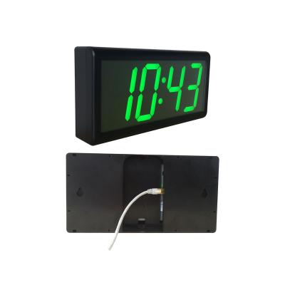 China LUMINOVA PoE NTP Digital Wall Clock for Hospital, 4