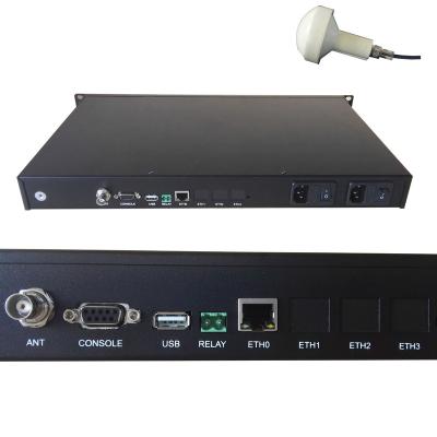 China NTP GPS time server for military use, 1/2/4 Ethernet port 440mm x 45mm x 286mm for sale