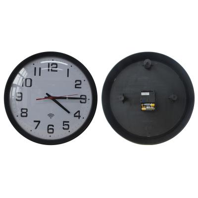 China Indoor Wi-Fi Analog Clock, Round Surface, Automatic Daylight Saving Time Change for sale